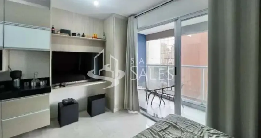 Apartamento à venda na vila olímpia, são paulo-sp: 1 quarto, 1 suíte, 1 vaga, 28m² de área!