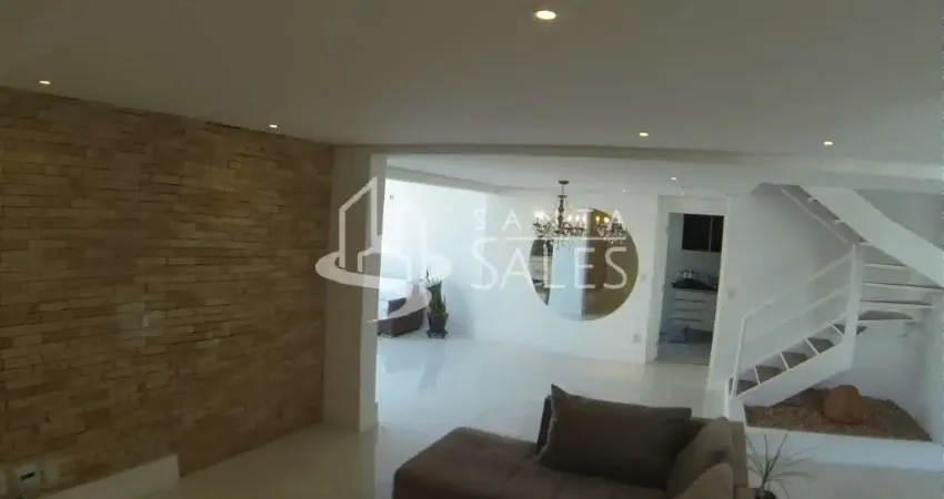 Apartamento de luxo em perdizes: cobertura duplex para locação em são paulo-sp com 3 quartos, 2 suítes e vagas de garagem