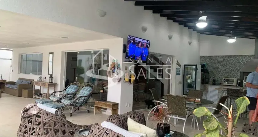 Impecável mansão de luxo em condomínio no jardim acapulco, guarujá-sp: 6 quartos sendo 6 suítes, 2 banheiros, 6 vagas, 525m².