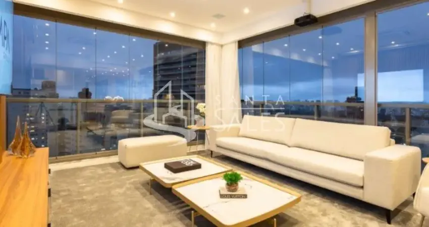 Apartamento de luxo em pinheiros: 2 quartos, 2 suítes, 2 salas, 2 banheiros, 2 vagas, 106m² - são paulo-sp!