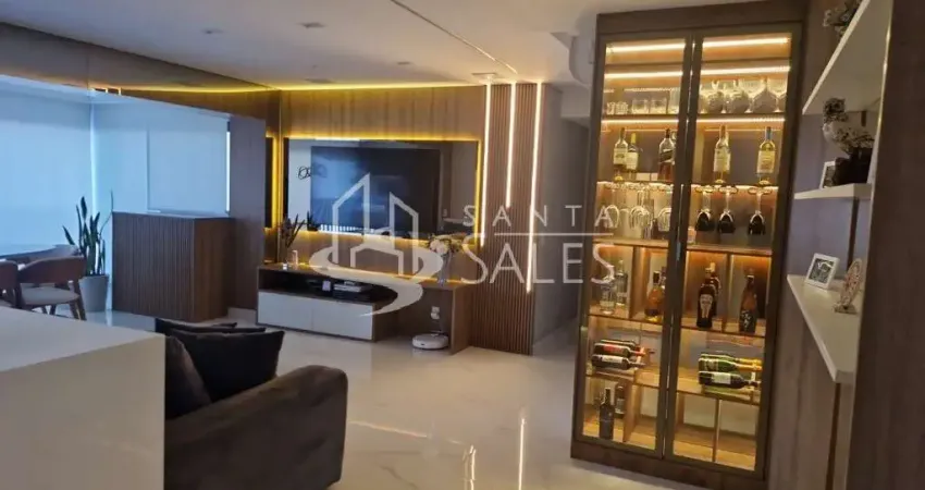 Apartamento à venda no tatuapé, são paulo-sp: 2 quartos, 2 suítes, 2 salas, 3 banheiros, 2 vagas, 98m²!