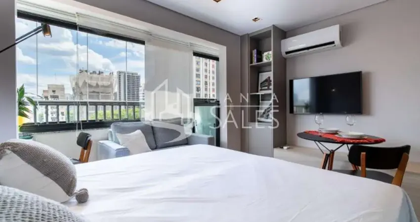 Apartamento studio de 25 m² em pinheiros: conforto e modernidade em localização privilegiada!