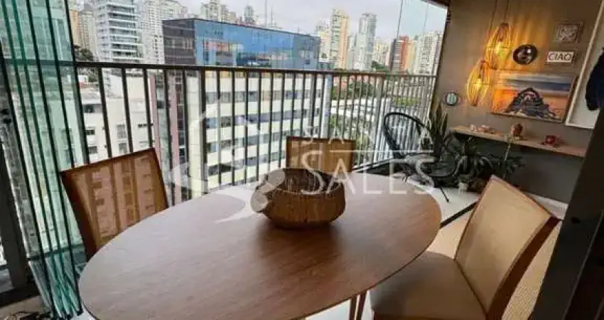 Apartamento alto padrão à venda no paraíso, são paulo: 1 dormitório, 1 sala, 1 banheiro, 1 vaga, 44m² de área.