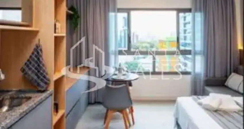 Apartamento à venda no brooklin paulista, são paulo-sp: 1 quarto, 1 banheiro, 1 vaga de garagem, 29m² de área