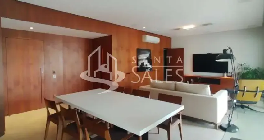Apartamento de alto padrão no itaim bibi: 3 quartos, 3 suítes, 3 salas, 4 banheiros, 3 vagas, 158m². confira!