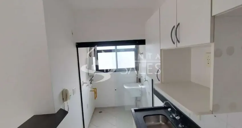 Apartamento para locação em São Paulo-SP, Chácara Santo Antônio (zona Sul) - 2 quartos, 1 banheiro, 1 vaga de garagem - 42 m².