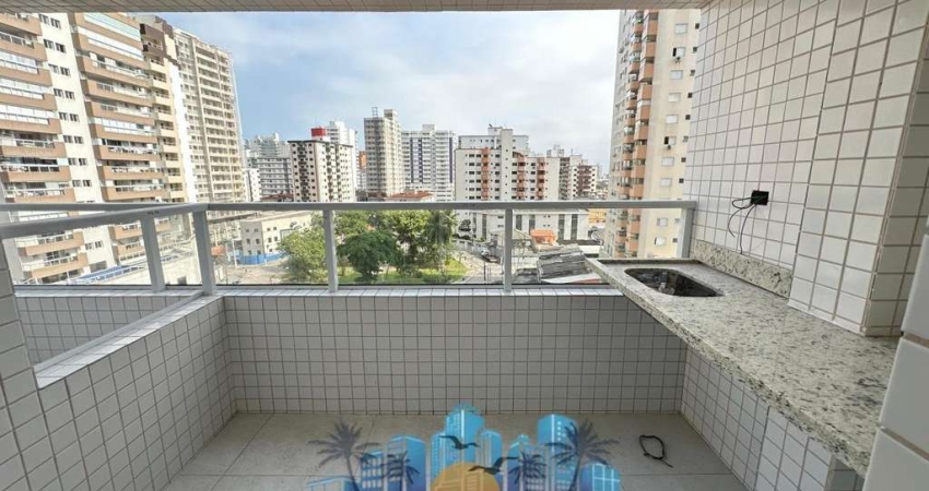 Apartamento para Venda em Praia Grande, Aviação, 1 dormitório, 1 suíte, 2 banheiros, 1 vaga
