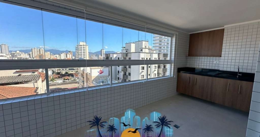Apartamento para Locação em Praia Grande, Canto do Forte, 2 dormitórios, 2 suítes, 3 banheiros, 2 vagas