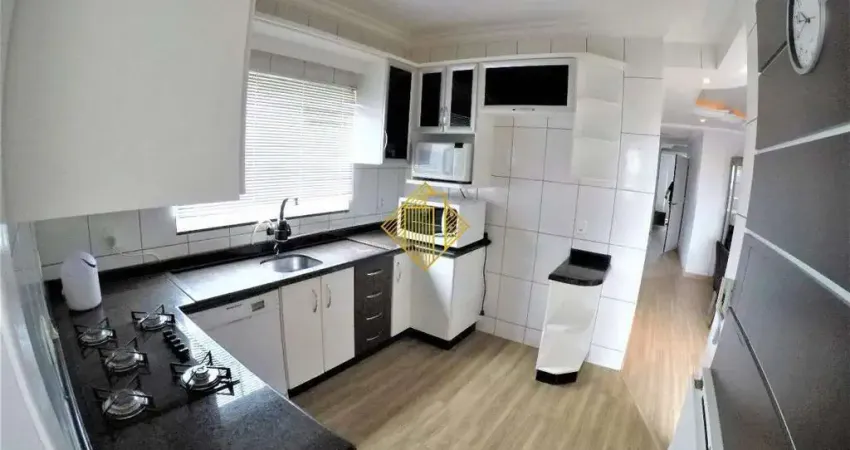 Apartamento semi mobiliado na vila industrial com 2 vagas de garagem em toledo-paraná