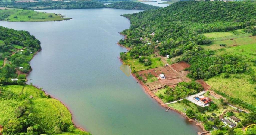 Terreno beira lago nas marinas de Boa Vista da Aparecida PR