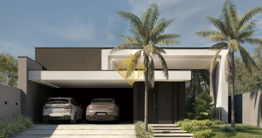 CASA TÉRREA COM TRES SUÍTES E PISCINA