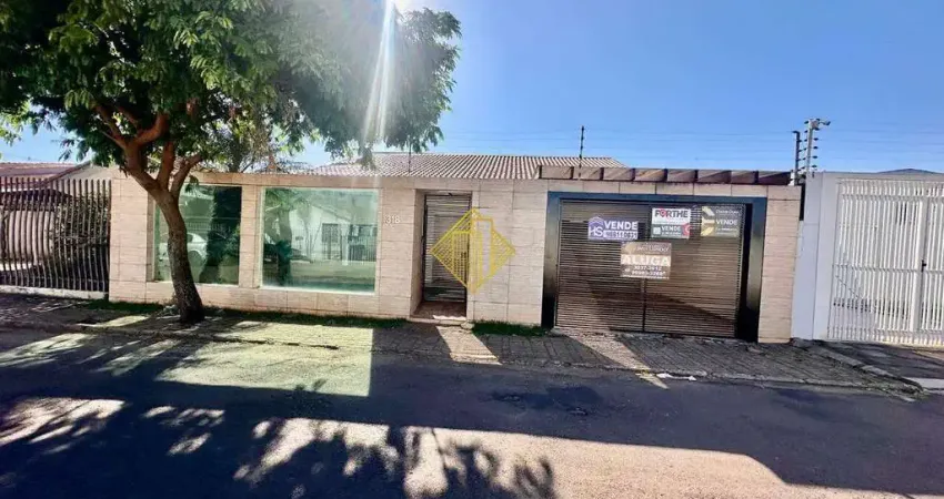Casa para aluguel, 3 quartos, 1 suíte, 2 vagas, parque verde - cascavel/pr