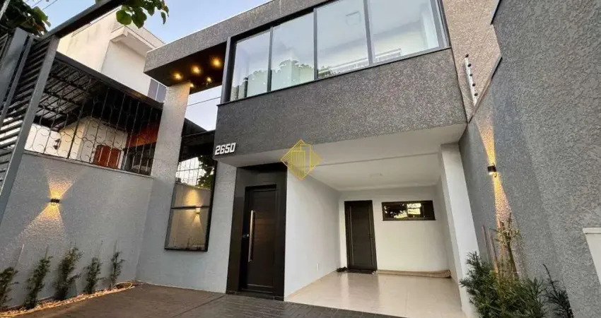 Sobrado à venda, 2 quartos, 1 suíte, 2 vagas, country - cascavel/pr