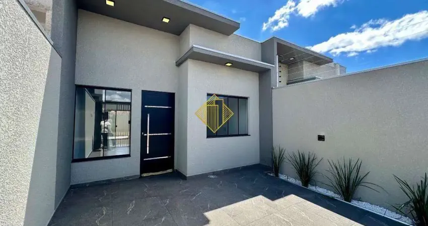 Casa à venda em cascavel - loteamento barcelona, 2 quartos, 2 vagas