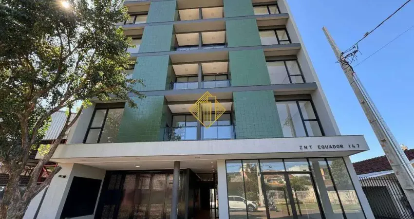 Apartamento com 1 suíte e 1 quarto, no jardim gisela, toledo - pr