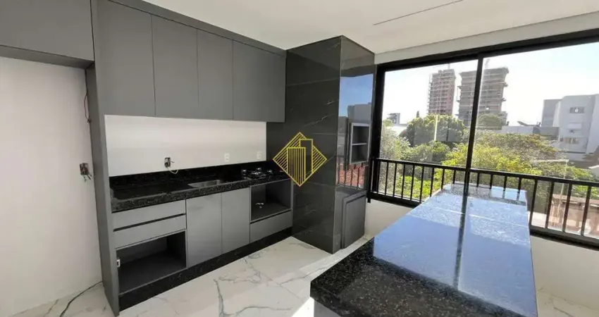 Apartamento para locação com 1 suíte e 2 quartos na vila industrial em toledo - paraná