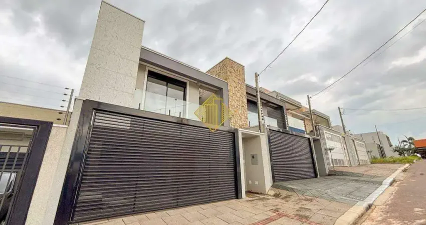 Sobrado à venda, 3 quartos, 3 suítes, 2 vagas, recanto tropical - cascavel/pr