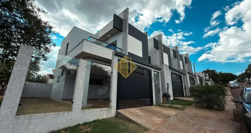 Sobrado semimobiliado para locação no jardim pancera - toledo - pr