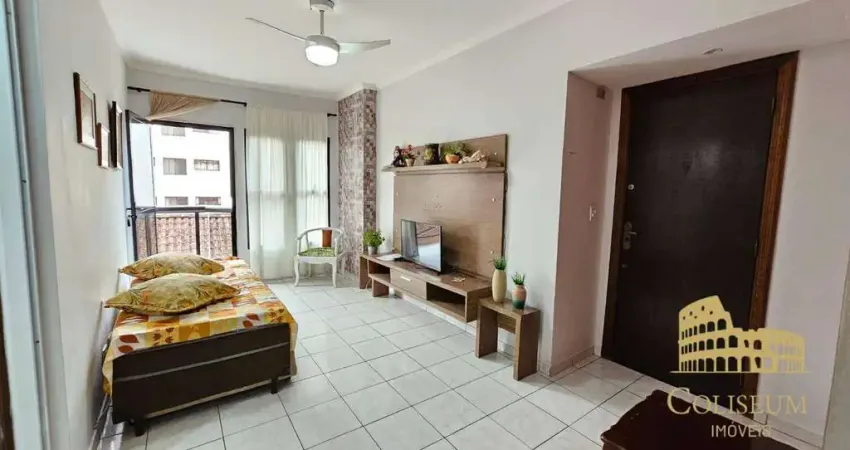 Apartamento com 1 dormitório à venda, 58 m² por r$ 290.000,00 - vila assunção - praia grande/sp