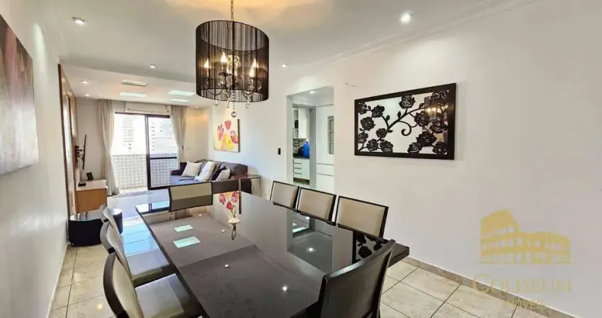 Apartamento com 3 quartos à venda, 108 m² por r$ 640.000 - vila guilhermina - praia grande/sp