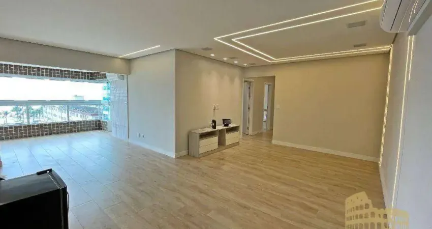 Apartamento com 3 dormitórios à venda, 117 m² por R$ 1.070.000,00 - Canto do Forte - Praia Grande/SP