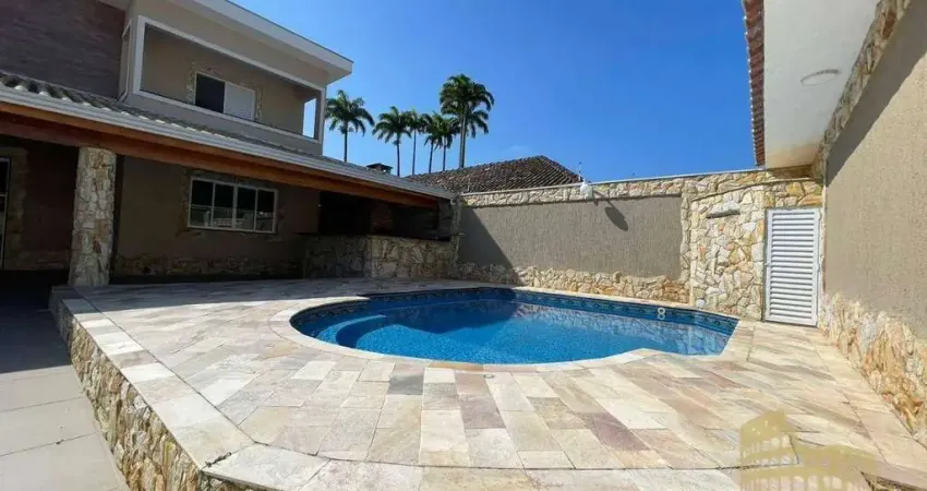 Casa com 5 dormitórios à venda, 261 m² por r$ 1.580.000,00 - balneário flórida - praia grande/sp