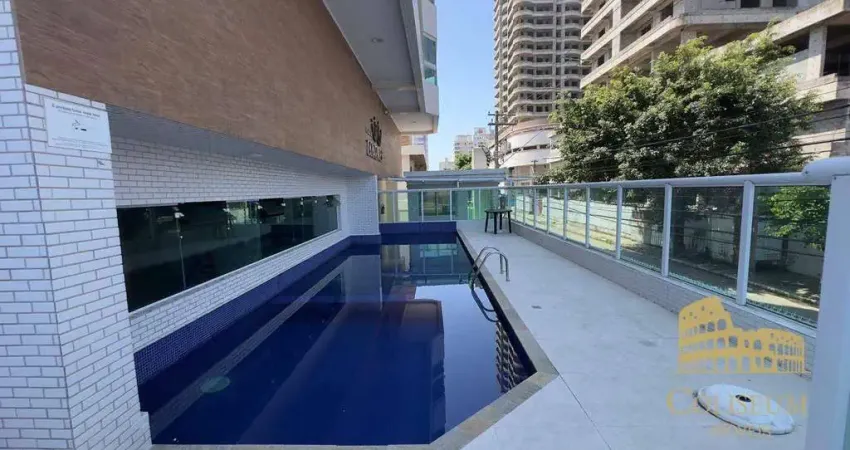 Apartamento com 2 dormitórios à venda, 60 m² por R$ 450.000,00 - Vila Guilhermina - Praia Grande/SP