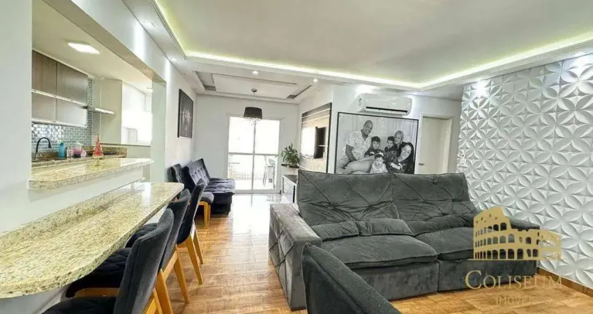 Apartamento com 2 dormitórios à venda, 100 m² por R$ 750.000,00 - Vila Guilhermina - Praia Grande/SP