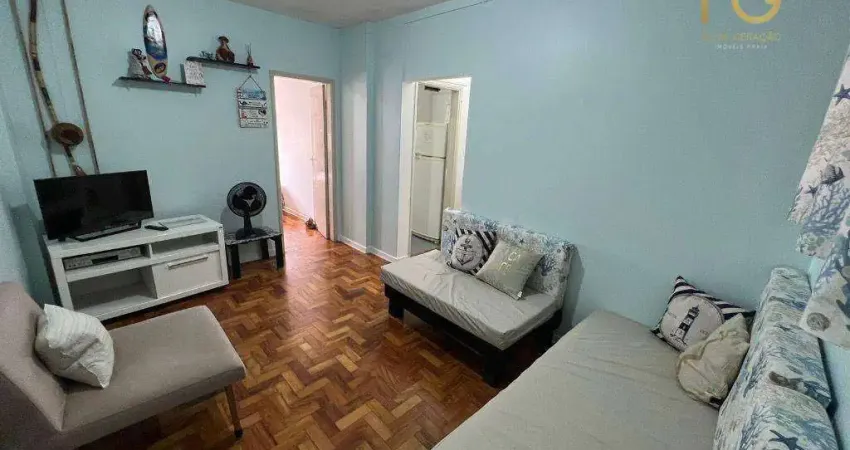 Apartamento com 1 dormitório à venda, 50 m² por R$ 265.000,00 - Aviação - Praia Grande/SP