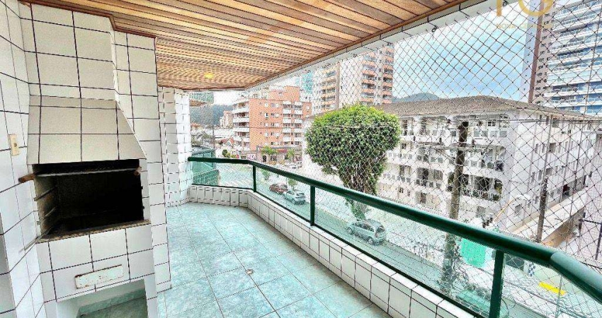 Apartamento com 3 dormitórios à venda, 131 m² por R$ 989.000,00 - Canto do Forte - Praia Grande/SP