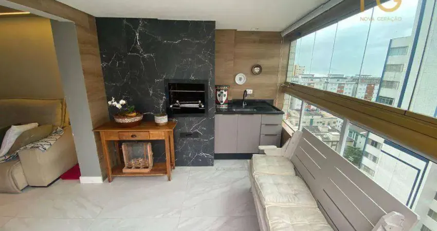 Cobertura com 3 dormitórios à venda, 218 m² por R$ 1.300.000,00 - Tupi - Praia Grande/SP