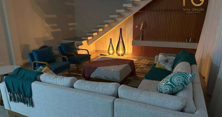 Cobertura com 4 dormitórios à venda, 420 m² por R$ 1.270.000,00 - Boqueirão - Praia Grande/SP