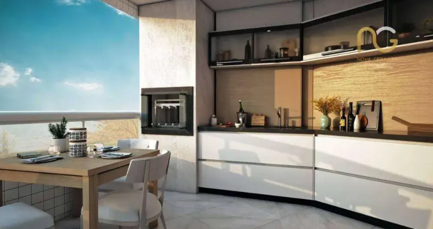 Apartamento com 1 dormitório à venda, 43 m² por R$ 348.975,00 - Mirim - Praia Grande/SP