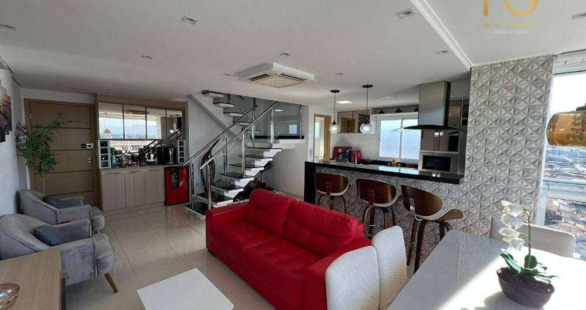 Cobertura com 3 dormitórios à venda, 143 m² por R$ 1.490.000,00 - Vilamar - Praia Grande/SP