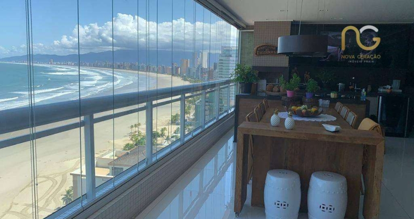 Apartamento com 3 dormitórios à venda, 250 m² por R$ 4.950.000,00 - Canto do Forte - Praia Grande/SP