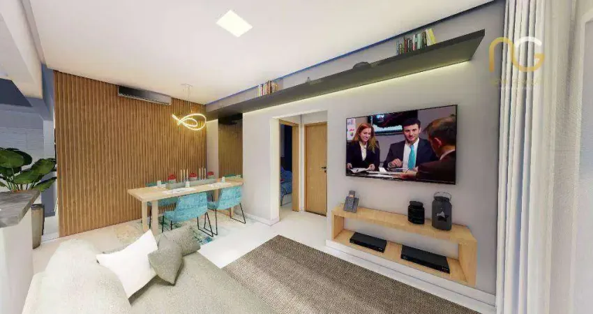 Apartamento à venda, 66 m² por R$ 499.840,00 - Vila Guilhermina - Praia Grande/SP