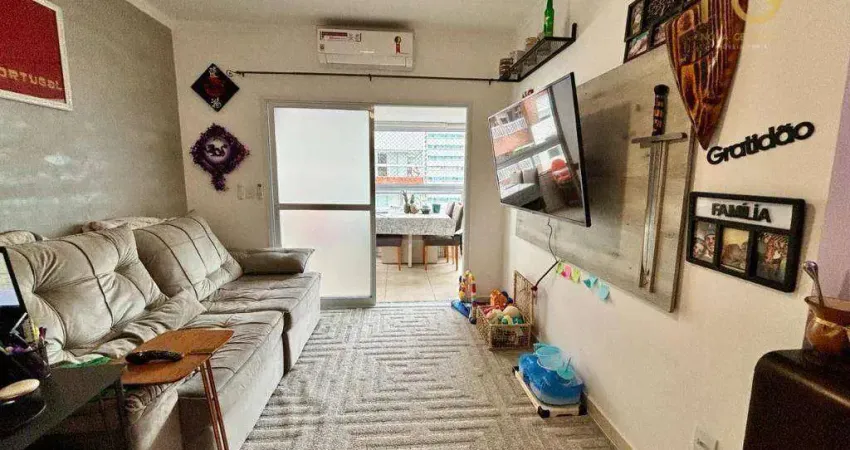 Apartamento com 2 dormitórios à venda, 64 m² por R$ 500.000,00 - Vila Guilhermina - Praia Grande/SP