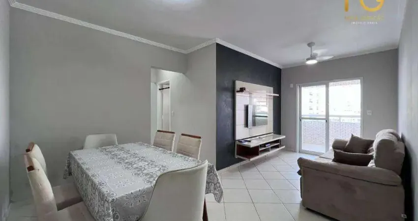 Apartamento à venda, 73 m² por r$ 420.000,00 - vila guilhermina - praia grande/sp