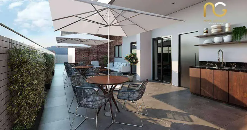 Apartamento com 2 dormitórios à venda, 81 m² por R$ 700.000,00 - Vila Guilhermina - Praia Grande/SP