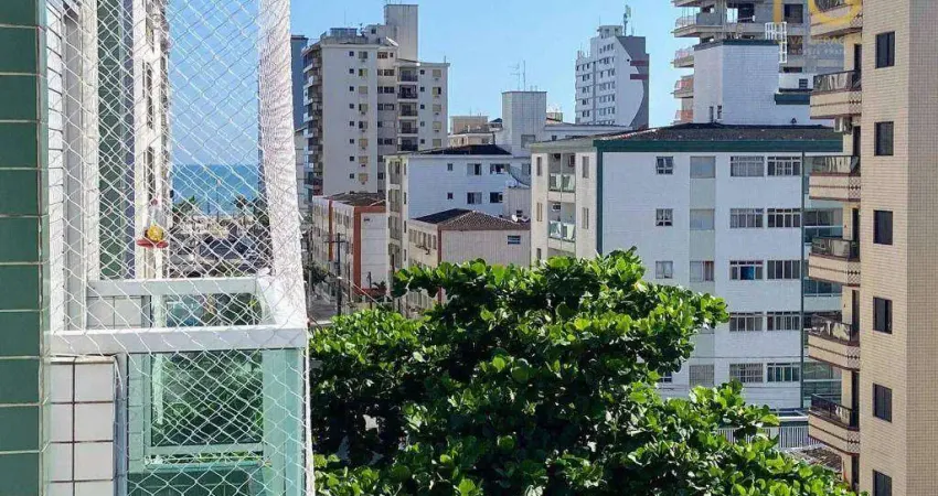 Apartamento com 2 dormitórios à venda, 94 m² por R$ 447.000,00 - Canto do Forte - Praia Grande/SP