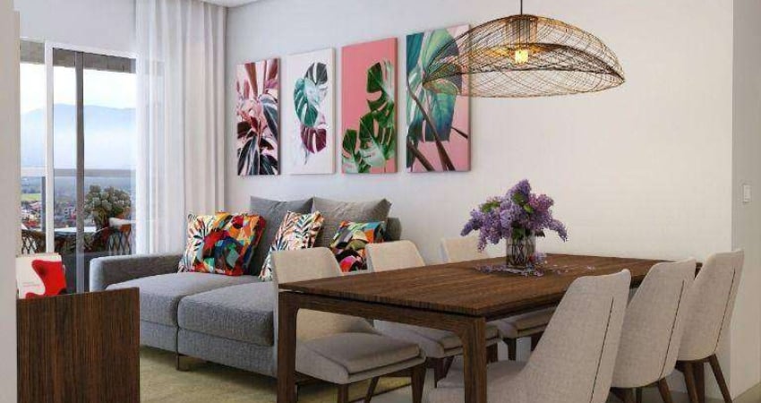 Apartamento com 1 dormitório à venda, 42 m² por r$ 389.000,00 - vila guilhermina - praia grande/sp