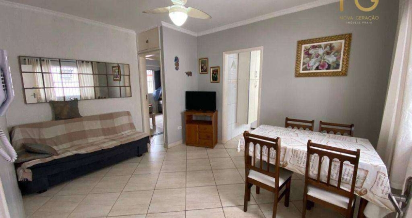 Apartamento com 1 dormitório à venda, 44 m² por R$ 265.000,00 - Vila Guilhermina - Praia Grande/SP