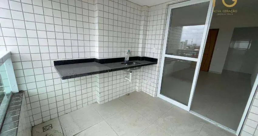 Apartamento com 2 dormitórios à venda, 60 m² por R$ 404.000,00 - Vila Assunção - Praia Grande/SP