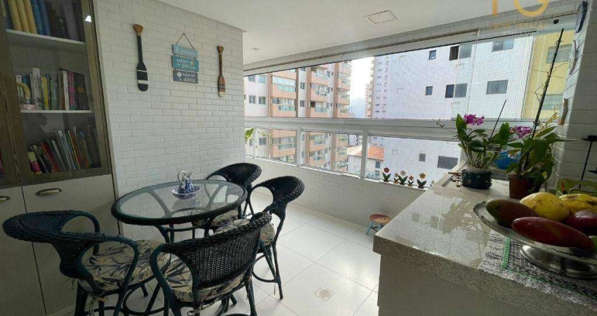 Apartamento com 2 dormitórios à venda, 103 m² por R$ 680.000,00 - Aviação - Praia Grande/SP