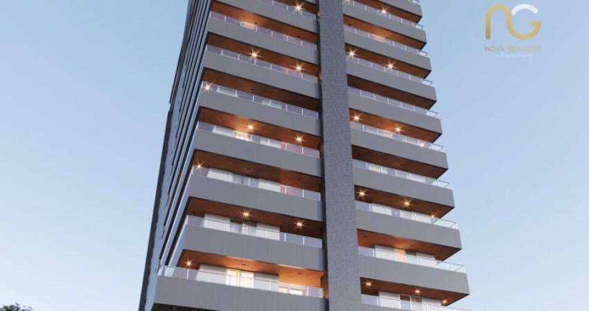 Apartamento com 2 dormitórios à venda, 76 m² por R$ 650.000,00 - Canto do Forte - Praia Grande/SP