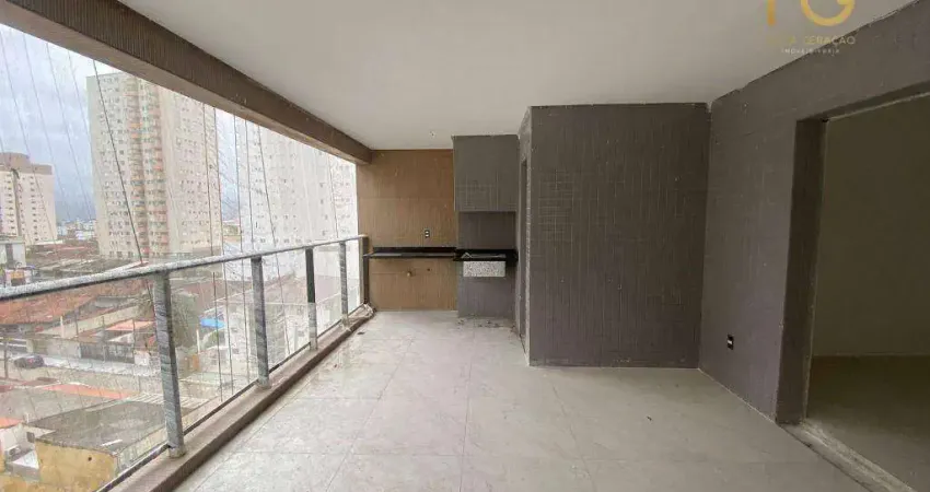 Apartamento com 3 dormitórios à venda, 135,18 m² por R$ 980.000 - Aviação - Praia Grande/SP