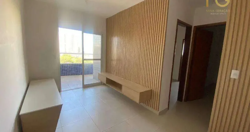 Apartamento com 2 dormitórios à venda, 60 m² por R$ 430.000,00 - Vila Guilhermina - Praia Grande/SP