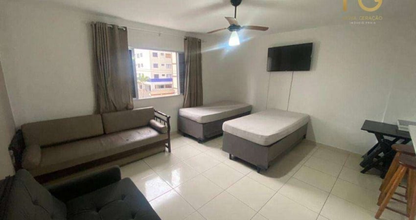 Kitnet COM ELEVADOR BEIRA MAR com 1 dormitório à venda, 30 m² por R$ 228.000 - Vila Guilhermina - Praia Grande/SP