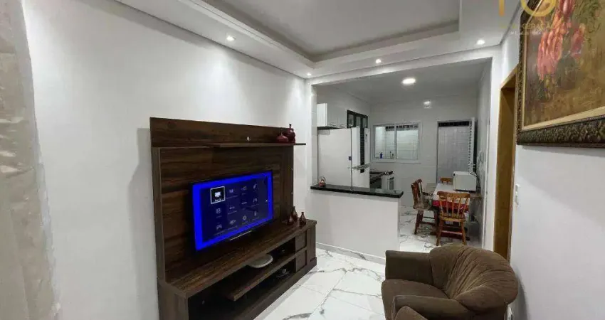 Casa com 2 dormitórios à venda por r$ 310.000,00 - vila assunção - praia grande/sp