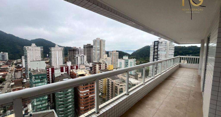 Apartamento com 3 dormitórios à venda, 123 m² por R$ 1.100.000,00 - Canto do Forte - Praia Grande/SP